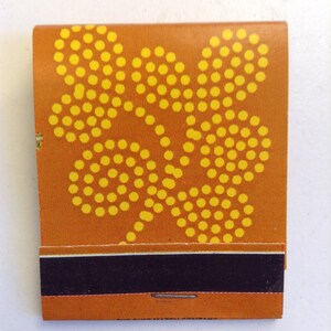 Saul Bass Matchbook, Graphic Design Vintage 1960, One book of Matches, Modernist Nature image 1