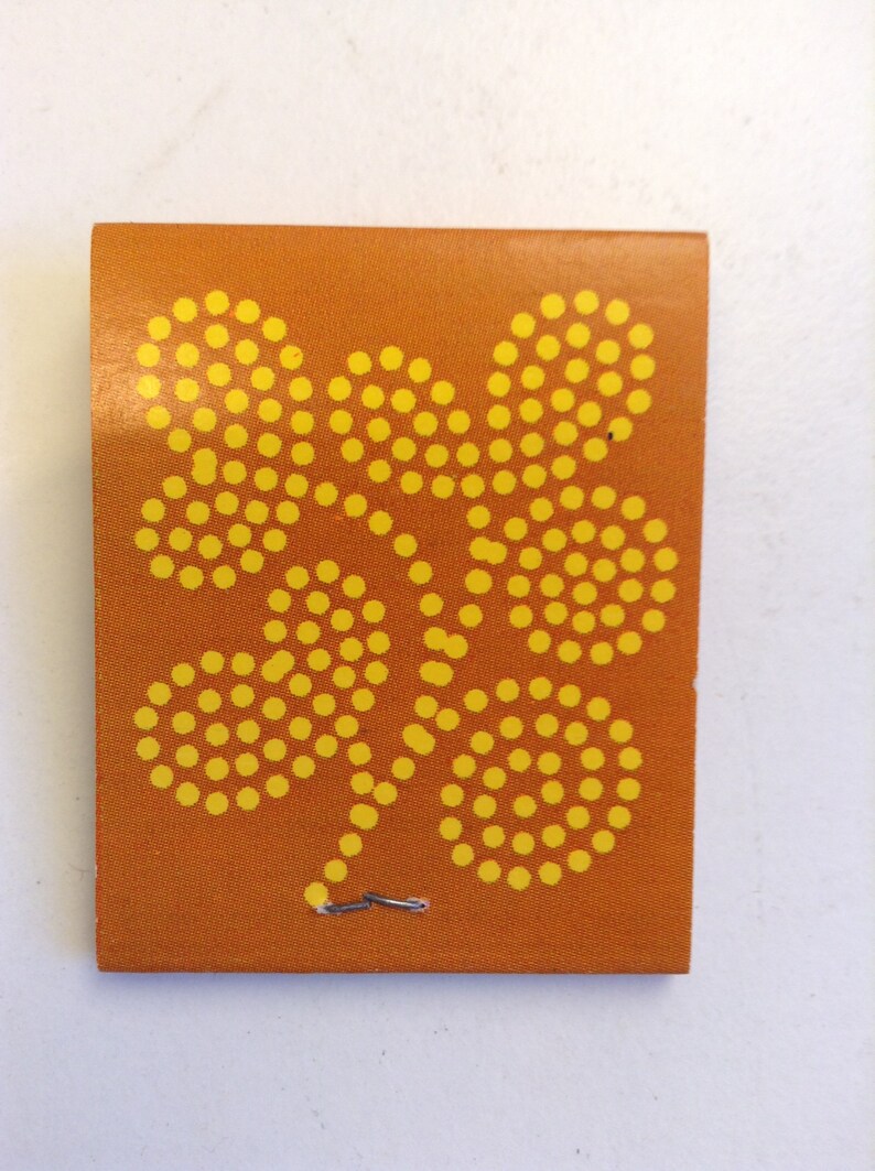 Saul Bass Matchbook, Graphic Design Vintage 1960, One book of Matches, Modernist Nature image 2