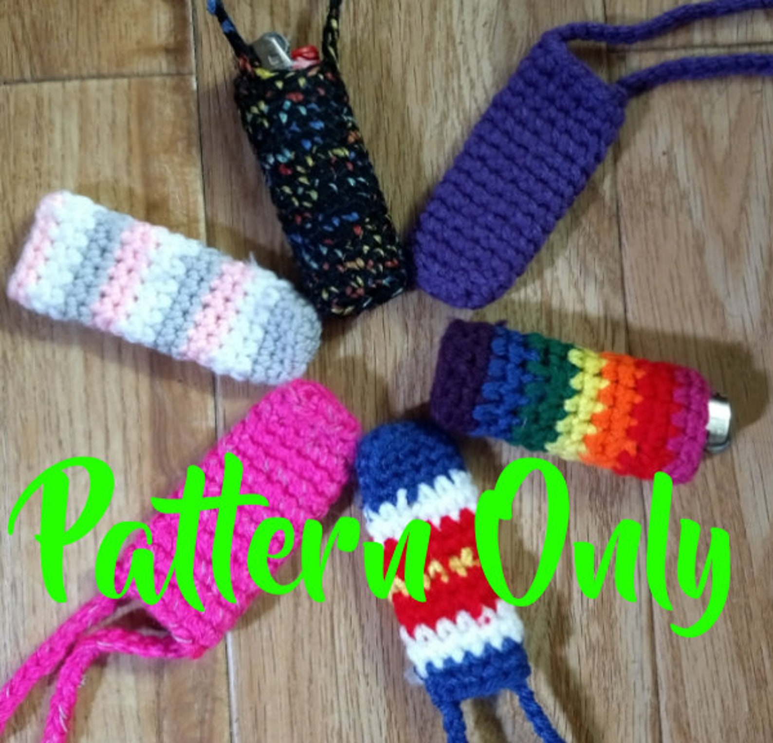 Crochet Lighter Case PDF Pattern Instant Digital Download Etsy