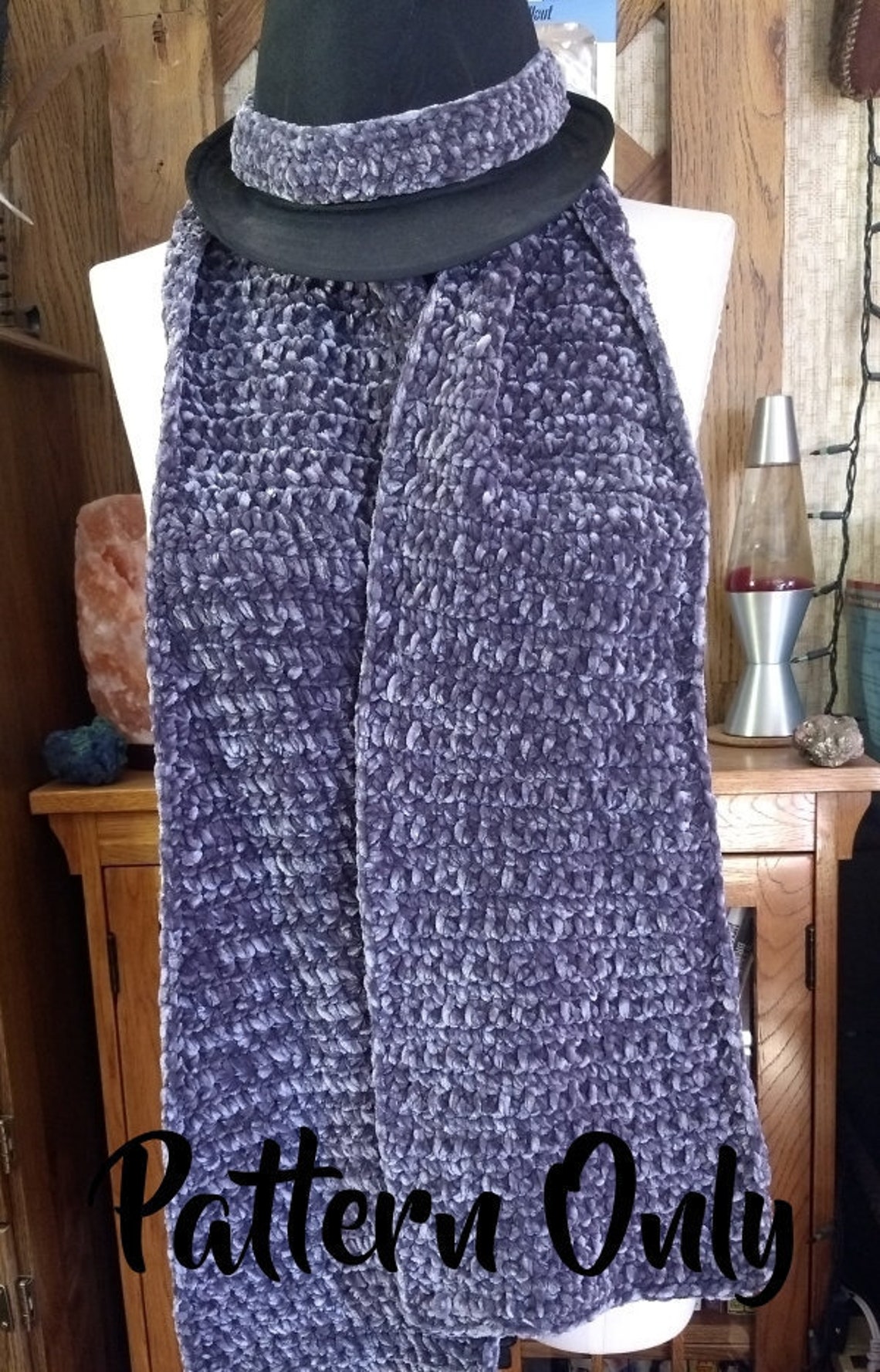 Fallout 4 Inspired Crochet Pattern Silver Shroud Scarf PDF Etsy