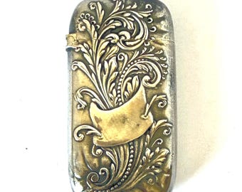 Porta accendino antico in argento sterling