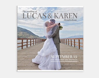 Wedding Album Template: Forever - 10x10 Wedding Book Photoshop Template for Photographers