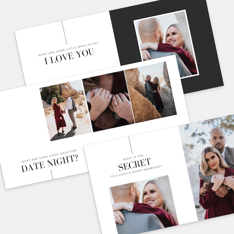 Guestbook Album: Bright Hopes 10x10 Album Template, Guestbook Template, Reception Album, Canva Album Template, Photoshop Template image 3