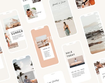 Instagram Templates - Elevate Canva Templates for Instagram Story, Instagram Feed, Carousel and Reel Cover Templates, Canva Instagram Posts