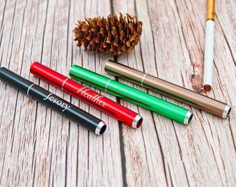 Personalized Pipes - Men's Metal Cigarette Holders - Unique Best Man Gifts - Bachelor's Party Gifts - Slim Pipes - Birthday Gifts