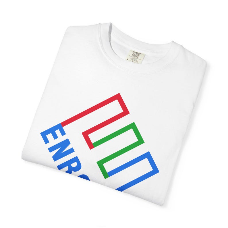ENRON Vintage Logo Art | Graphic T-shirt zdjęcie 4