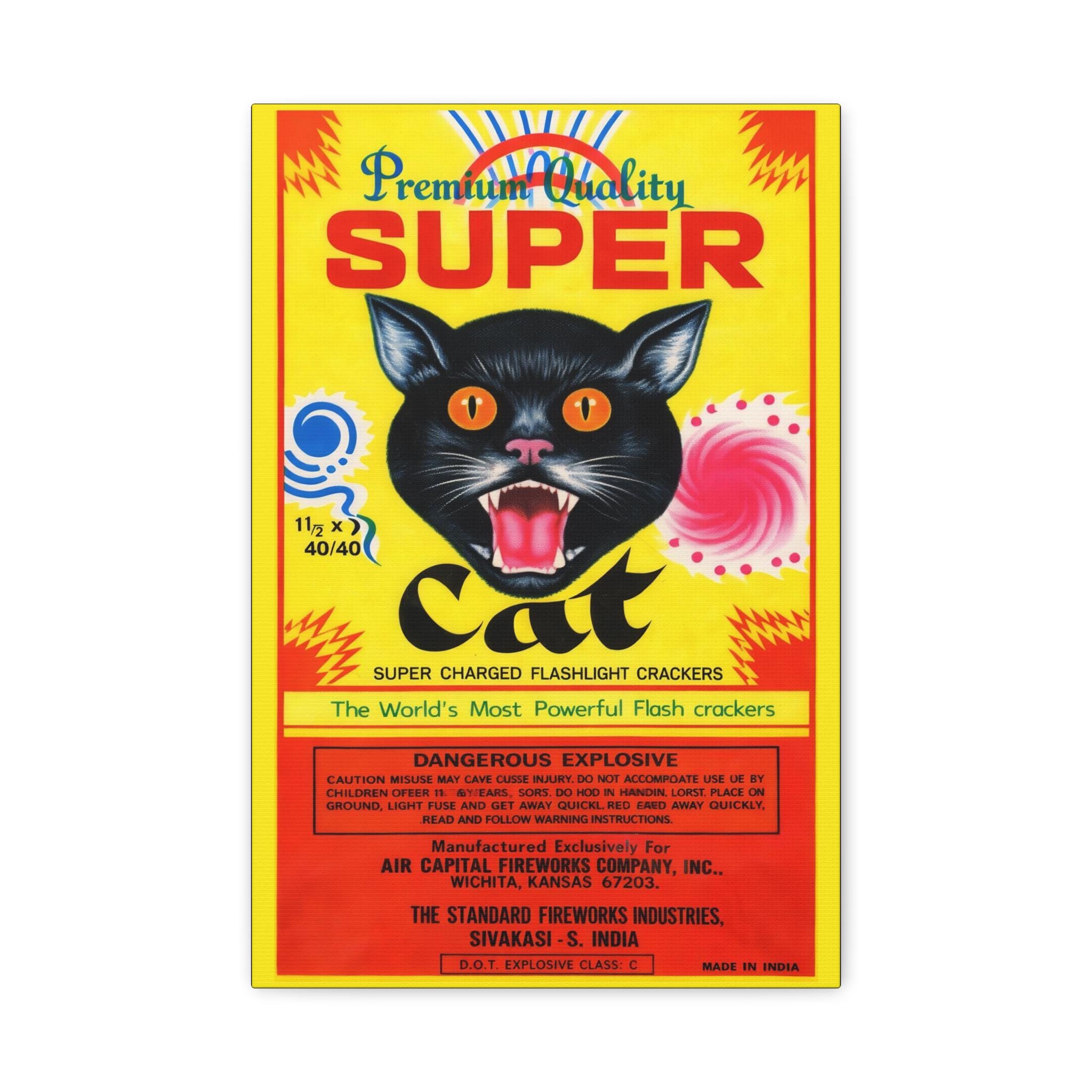 Black Cat Firecracker - Etsy