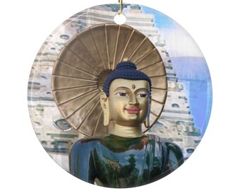 Jade Boeddha keramisch ornament