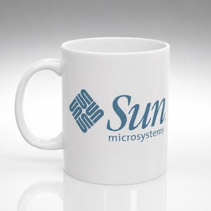 Mug en céramique SUN MICRO avec logo vintage (325 ml, 445 ml)