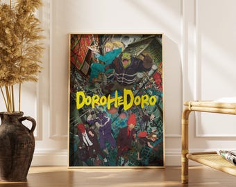 Dorohedoro säsong 2 Animeaffisch, Caiman Nikaido Shin Noi En Mangatryck