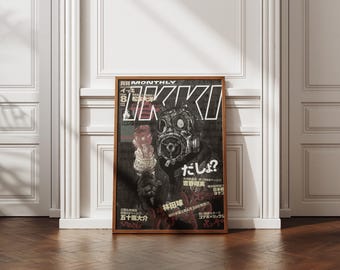 Dorohedoro Caiman IKKI-poster - Säsong 2 Skräckmask Väggkonsttryck