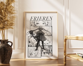 Cartel Frieren Más Allá Del Final Del Viaje Del Anime - Sousou no Frieren