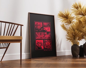 JoJo Steel Ball Run-poster - Bisarra äventyr - väggkonsttryck - unik anime-present till JoJo-fans