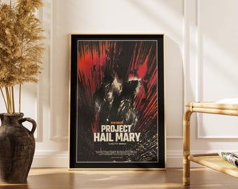 Póster del Proyecto Ave María - Lámina decorativa IMAX de Ryan Gosling