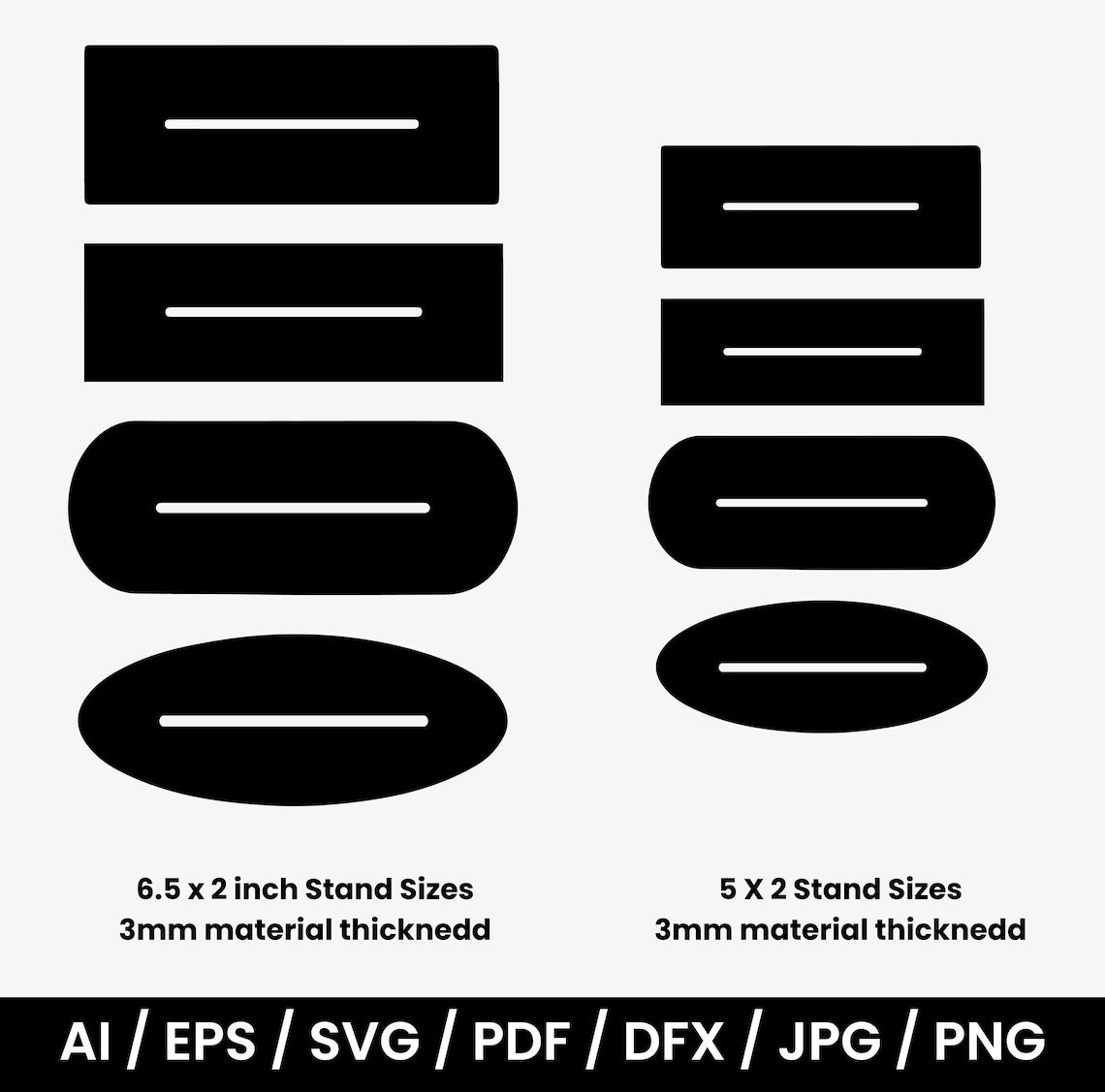 5x7 Arch Sign Template: Tabletop Display, Laser Cut Files (digital ...