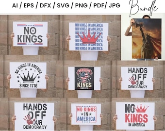 Anti-Trump Protest Sign Bundle: Pro-Democracy Art (Digital Download)