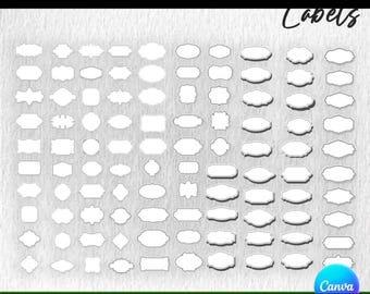 Composition Book Labels, Covers Template, DIY (Instant Download)
