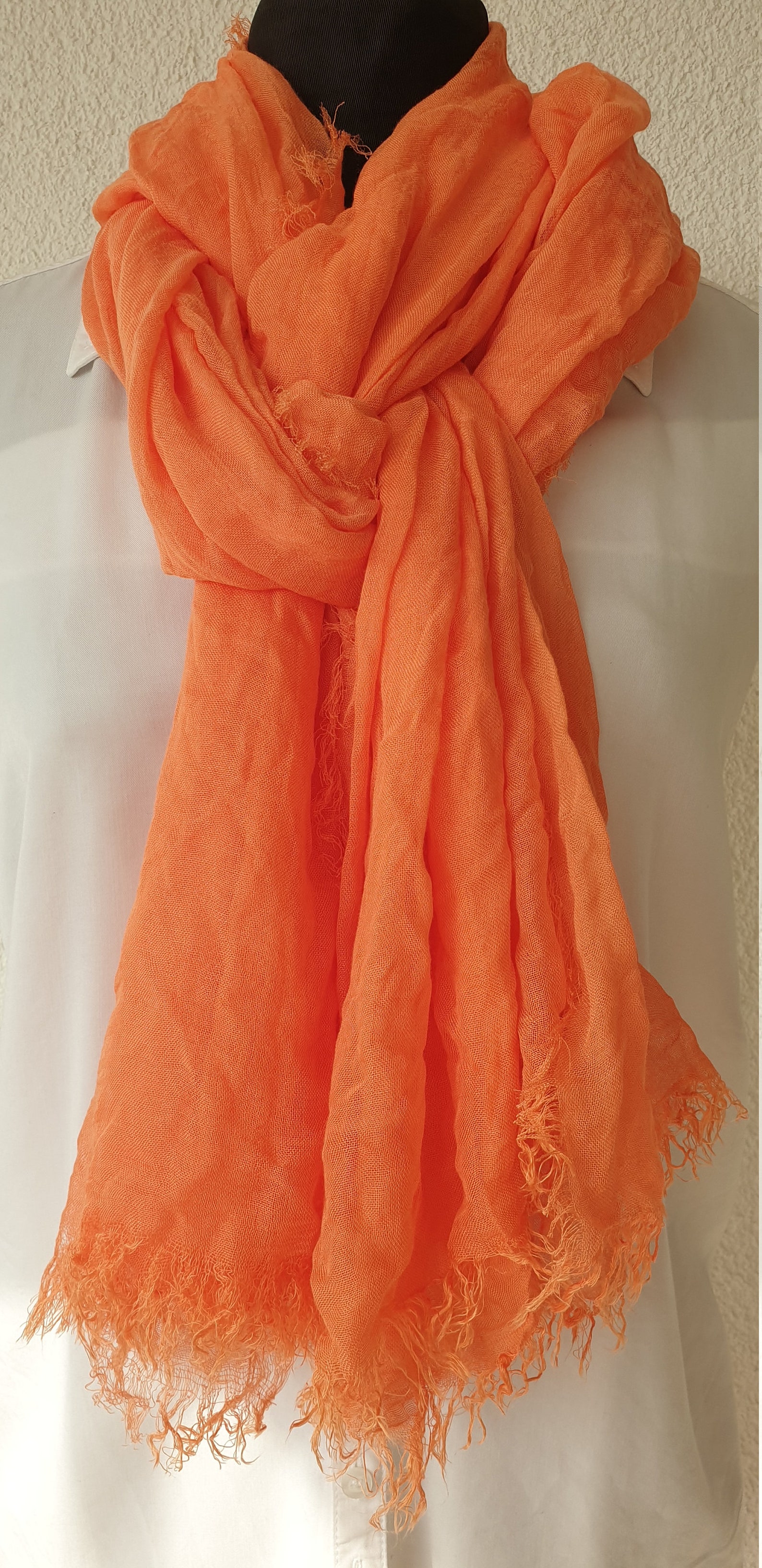 Red Gauze Cotton Scarf Soft Shawlbridesmaid Gift Cowl Wrap Etsy