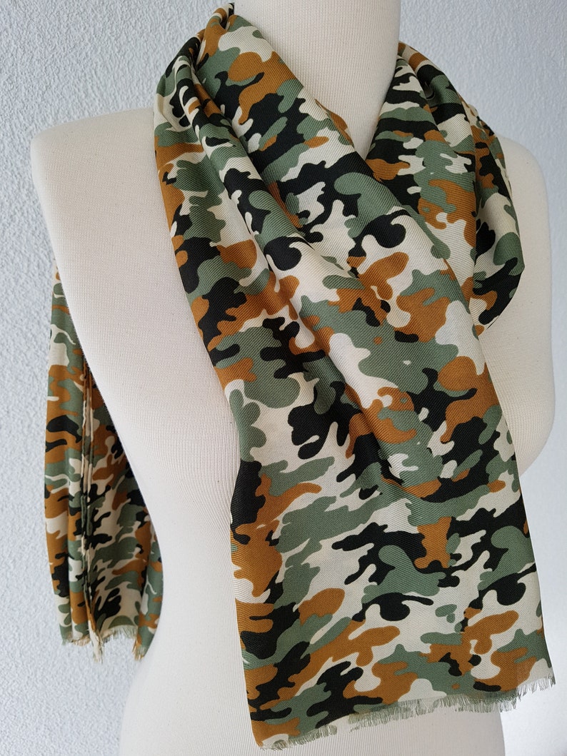 Military Scarf for Women Sand Desert Scarf Shawl Wrap Camo Etsy