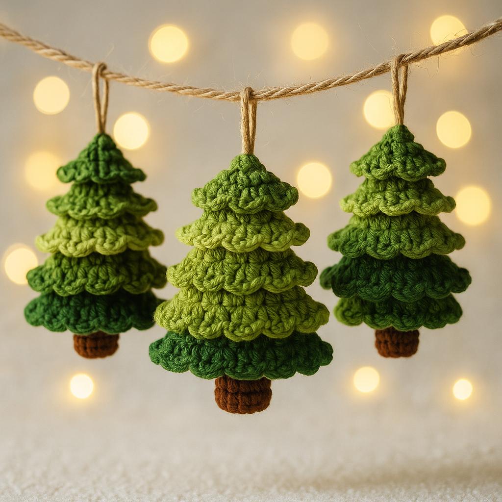 40 Free Christmas Crochet Patterns – Creative Projects 34 Handmade Crochet Tree Ornaments Pattern Cute Christmas