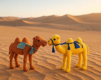 Modello di contabilità immobiliare Excel e Fogli Google Modello digitale di cammello all'uncinetto / Amigurumi fatto a mano in PDF / Modello all'uncinetto per principianti