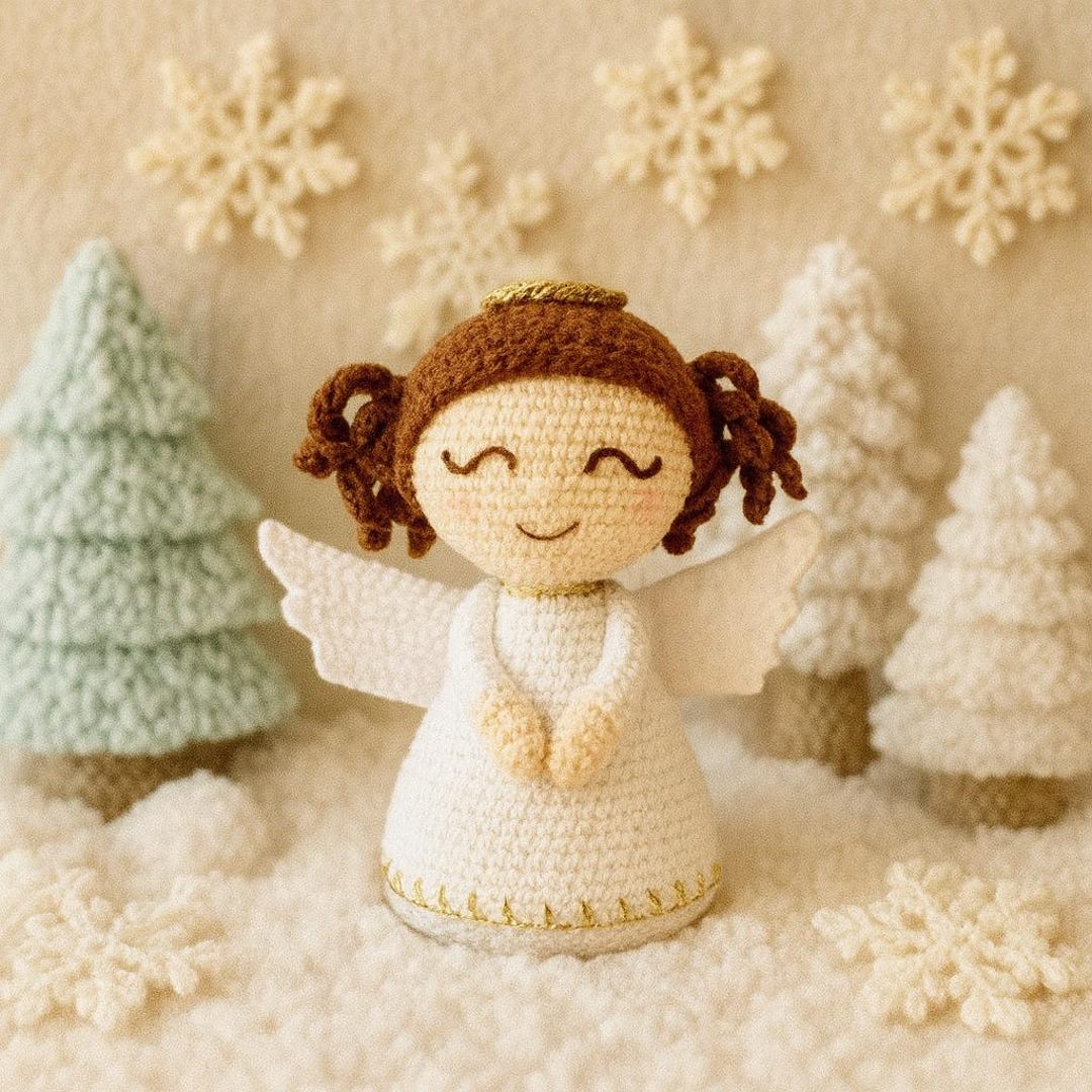 Crochet Angel Doll Pattern | Cute Amigurumi Angel PDF | Easy Handmade ...