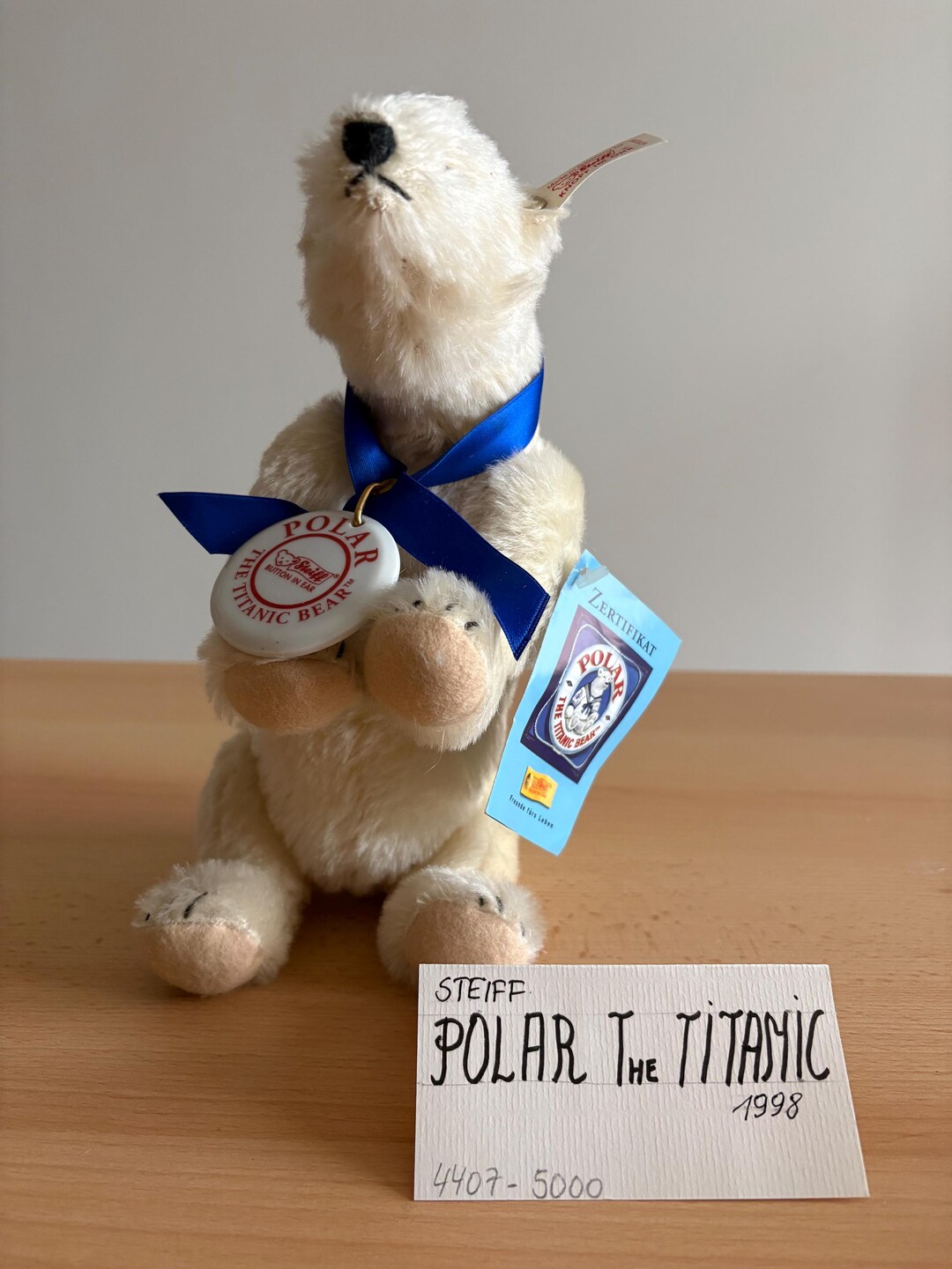 Steiff Polar - the Titanic Bear Replica 1909/1994 - Etsy Ireland
