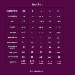 Magenta Sheesha Silk Kurta vid byxset med Chunri Dupatta: Pakistanskt indiskt bröllop bild 6