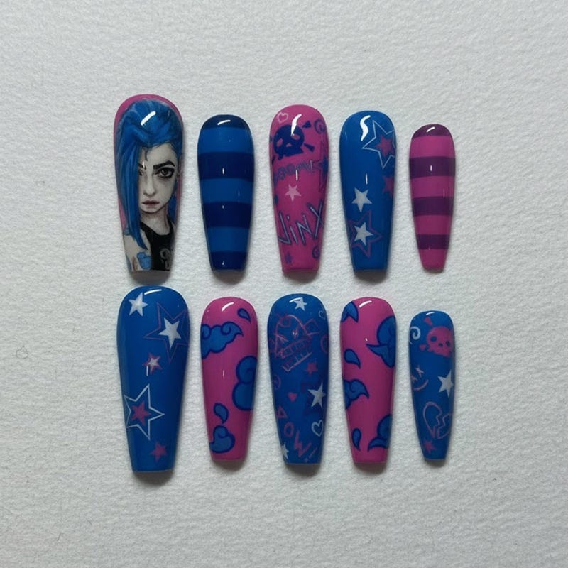 Arcane Jinx Nails - Etsy