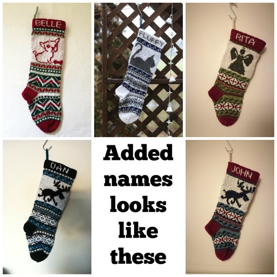 Ships 2022 Personalized Dog Stocking Dog Christmas Stocking | Etsy