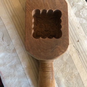 Vintage moon cake wooden mould