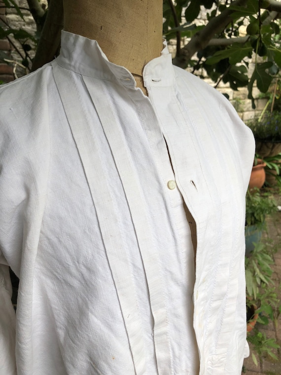 Beautiful French linen antique shirt
