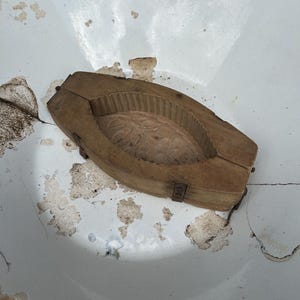 Rustic antique butter  mould