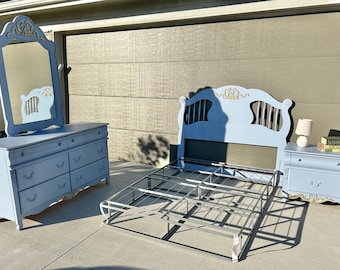 SOLD* do NOT PURCHASE Blue Children’s full Bedroom Set