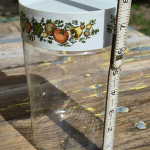 Vintage Spice o' Life Corningware Pyrex Stack N See Jar, 2qt, Sealed Container