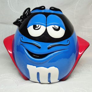 Blue M&m Cookie Jar - Etsy