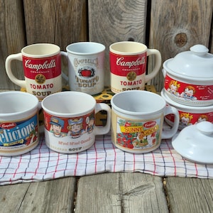 Campbell Soup Bowls - Etsy