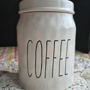 Rae Dunn Coffee Canister - Etsy