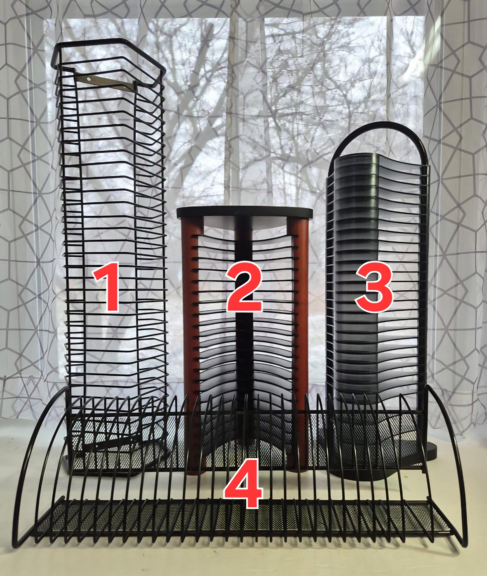 Vintage CD Storage Racks Office Music Organizers — See Details - Etsy