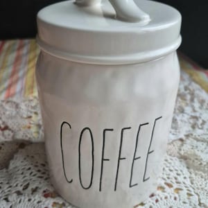 Rae Dunn Coffee Canister - Etsy