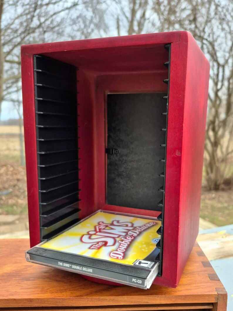 Vintage CD Storage Racks Office Music Organizers — See Details - Etsy