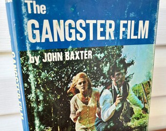Der Gangsterfilm, Hardcover-Buch von John Baxter, 1. Auflage, 1970, A.S. Barnes & Co., New York, USA, Strand Bookstore Tag