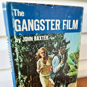 The Gangster Film, Hardcover Book by John Baxter, 1st Edition, 1970, A.S. Barnes & Co., NY, USA, Strand Bookstore Tag