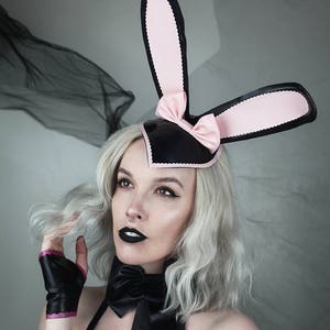 Latex Bunny Ears Fascinator - Etsy
