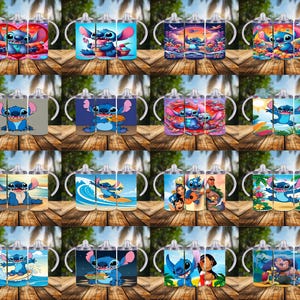 3500 Cartoon Sippy Cup Tumbler, 12oz Straight Tumbler Sublimation, Childrens Cartoon Tumbler Wrap, 12oz Kids Flip Top Wrap, Sippy Cup Bundle image 13