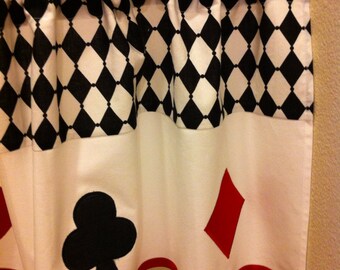 Playing cards valence. Poker room valence. Alice in wonderland valence. Made to order.