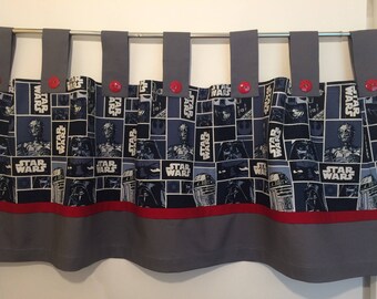 Star Wars valance. Handmade valance. Made to order.