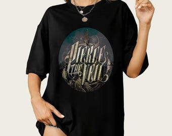 Pierce The Veil Logo T-Shirt - Unisex Hoodie Rock Music Band Merch - Gift for Rock Music Fans - The Jaws of Life Album Tee sweatshirt