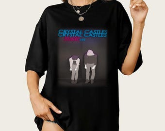Camiseta exclusiva de Crystal Castles - Merchandising unisex de bandas musicales - Ropa de música indie - Regalo - Camiseta de Edith Frances