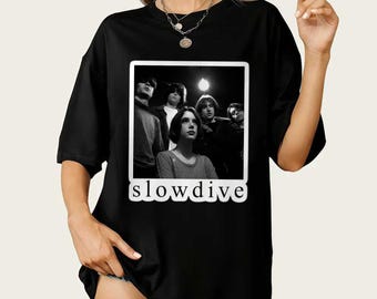 Slowdive Exclusive T-Shirt - Unisex Sweatshirt Music Band Tee - Tour Shirt - Souvlaki Album Merch - Printed Music Apparel Gift